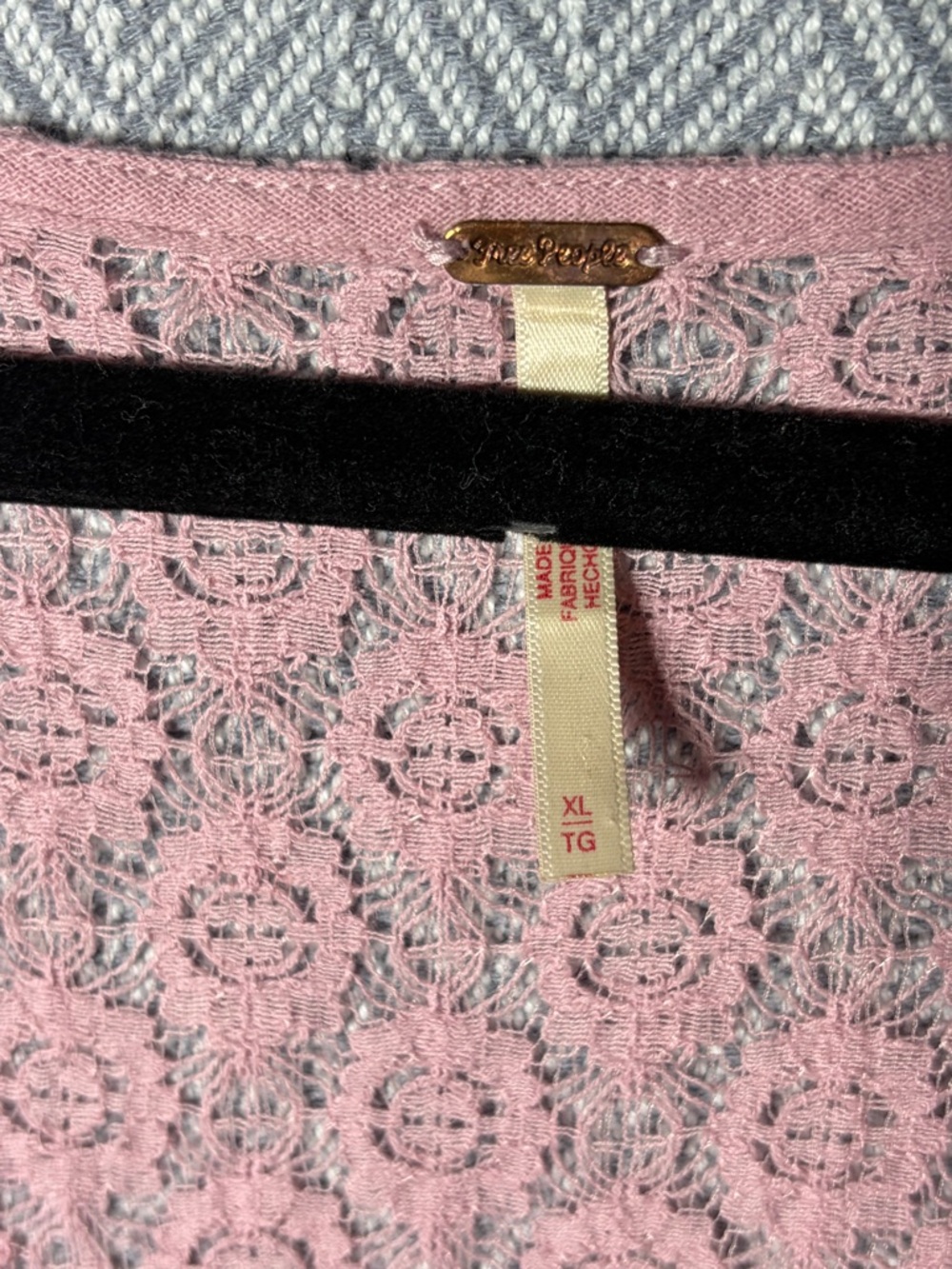 Free People Bring The Romance Midi Pink Flutter Sleeve Ethereal Dress XL - Picture 5 of 5